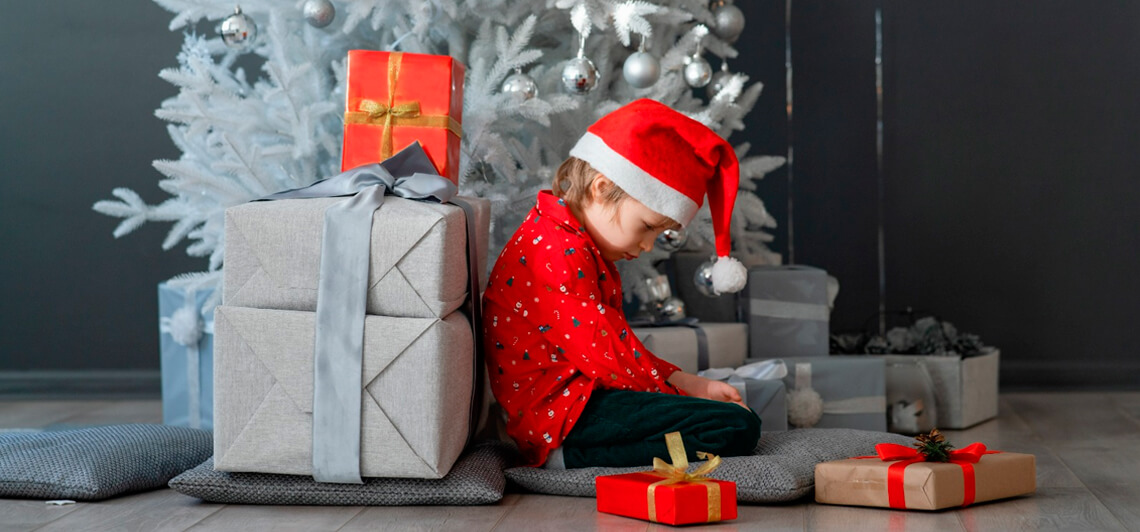 El problema del exceso de regalos en niños